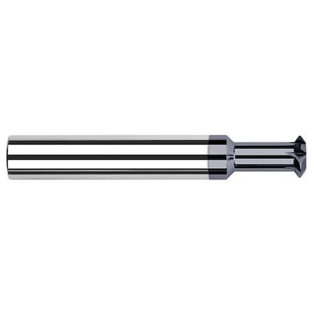 Harvey Tool 1/8 in. dia. x 0.005in. Radius x 0.067in. x 5/16 Neck Carbide Double Angle Shank Cutter, 4 Flute 898408-C3